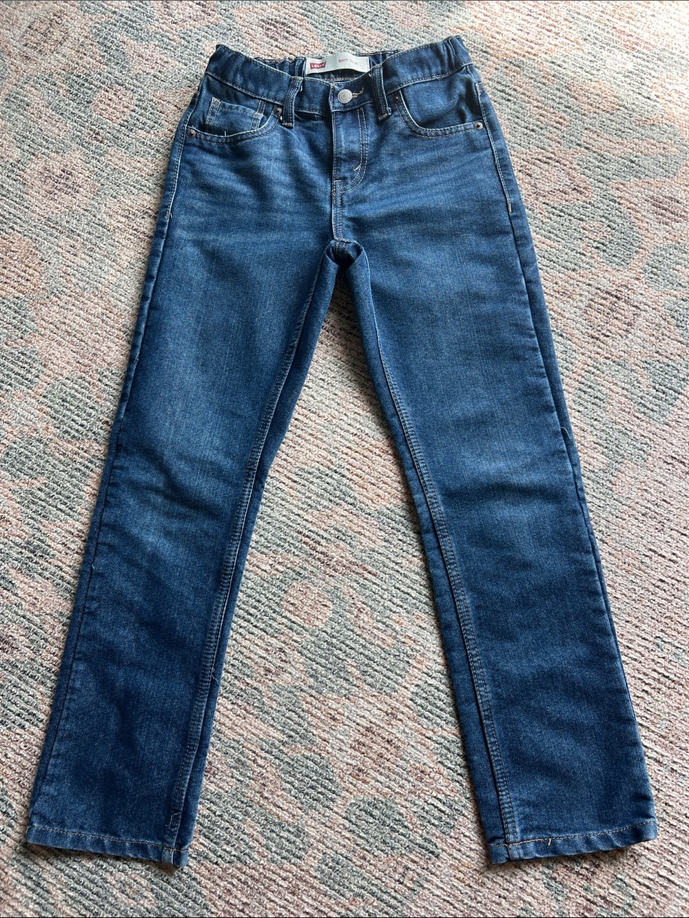 Levi's Kids 511 Slim Dark Blue Straight Leg Jeans